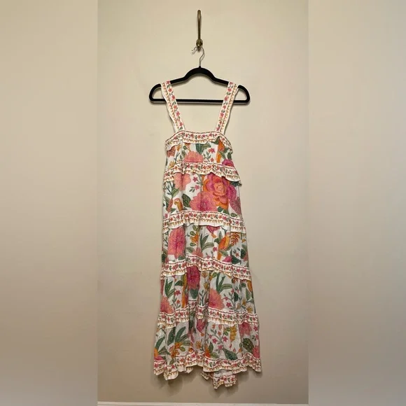 FARM Rio Macaw Bloom Ruffle Tiered Dress - Picture 15 of 15